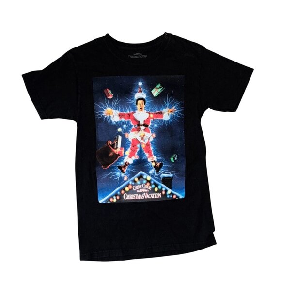 Christmas Vacation T-Shirt Small Black Short Sleeve - Picture 1 of 4